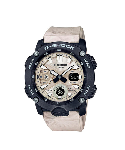 RELOJ ANÁLOGO DIGITAL PARA HOMBRE CASIO G-SHOCK GA-2000WM-1ADR - NEGRO