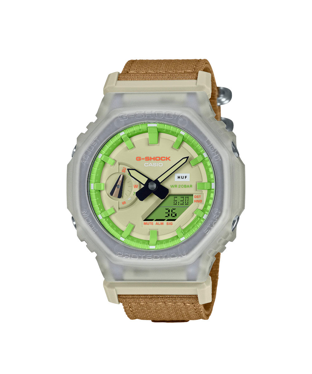 RELOJ ANÁLOGO DIGITAL PARA HOMBRE CASIO G-SHOCK GA-2100HUF-5ADR - MARRÓN