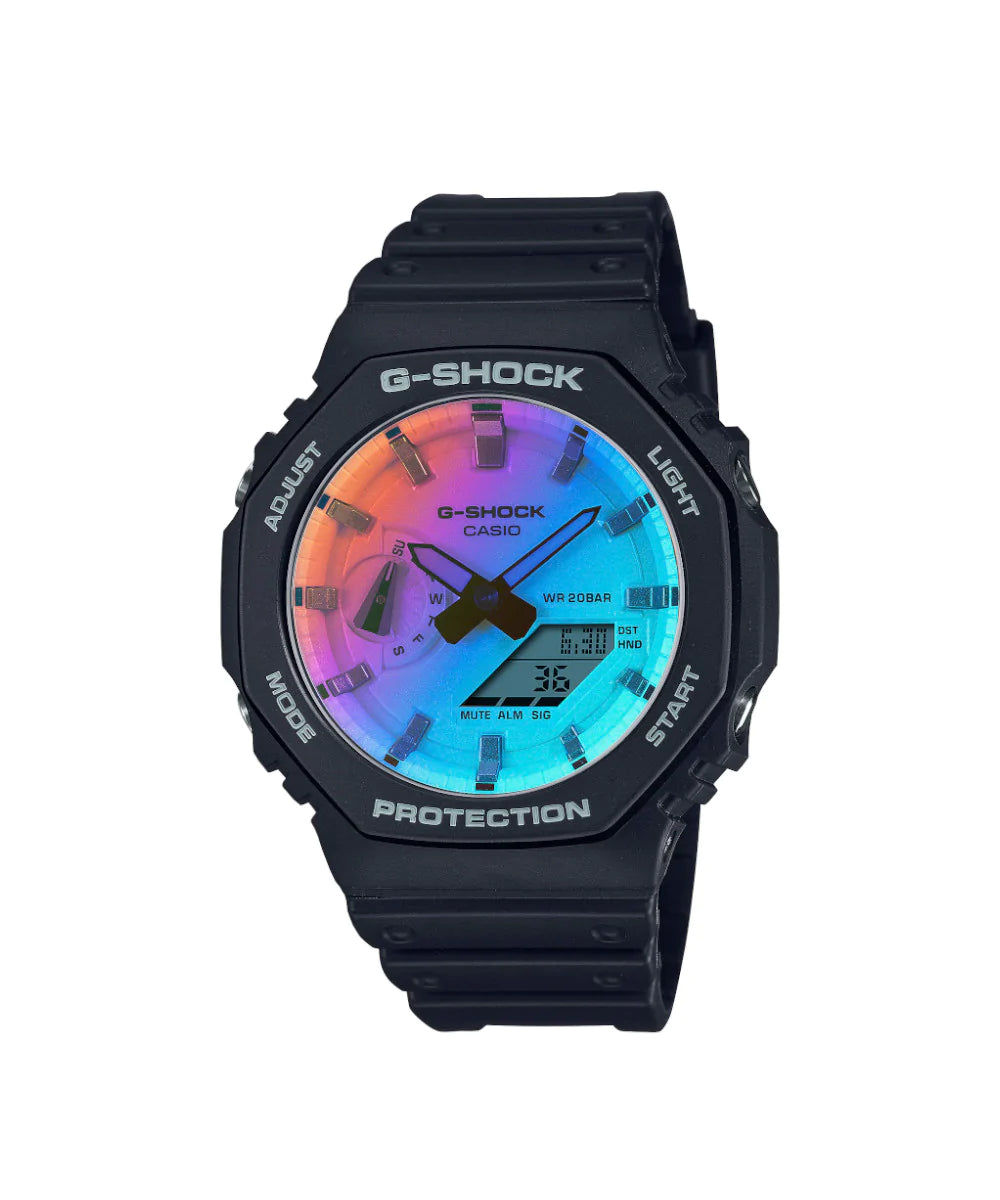 RELOJ ANÁLOGO DIGITAL PARA HOMBRE CASIO G-SHOCK GA-2100SR-1ADR - NEGRO