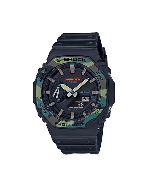 RELOJ ANÁLOGO DIGITAL PARA HOMBRE CASIO G-SHOCK GA-2100SU-1ADR - NEGRO