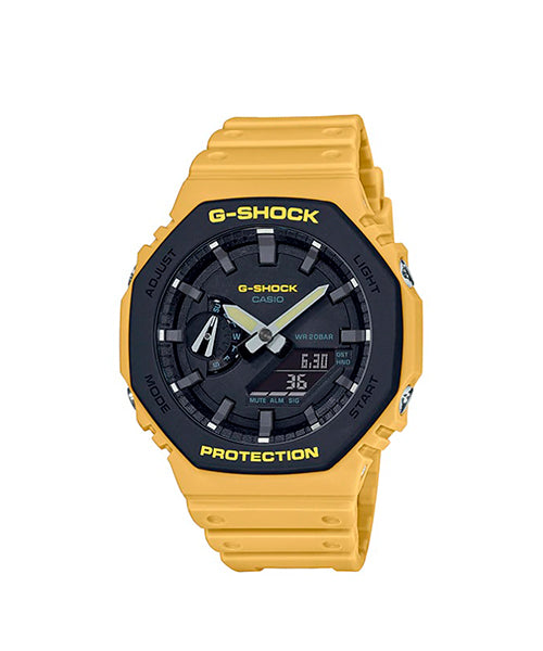 RELOJ ANÁLOGO DIGITAL PARA HOMBRE CASIO G-SHOCK GA-2110SU-9ADR - AMARILLO