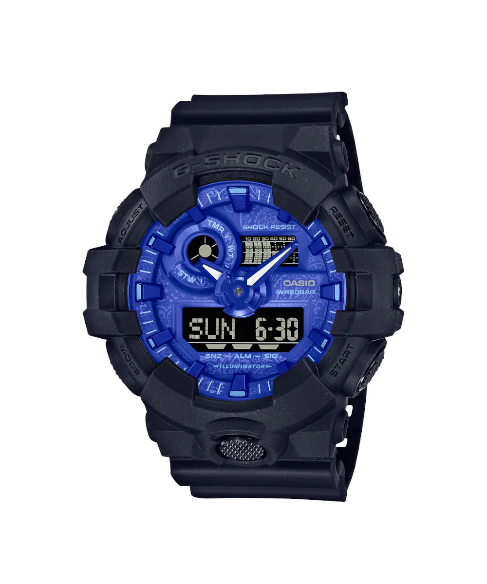 RELOJ ANÁLOGO DIGITAL PARA HOMBRE CASIO G-SHOCK GA-700BP-1ADR - NEGRO
