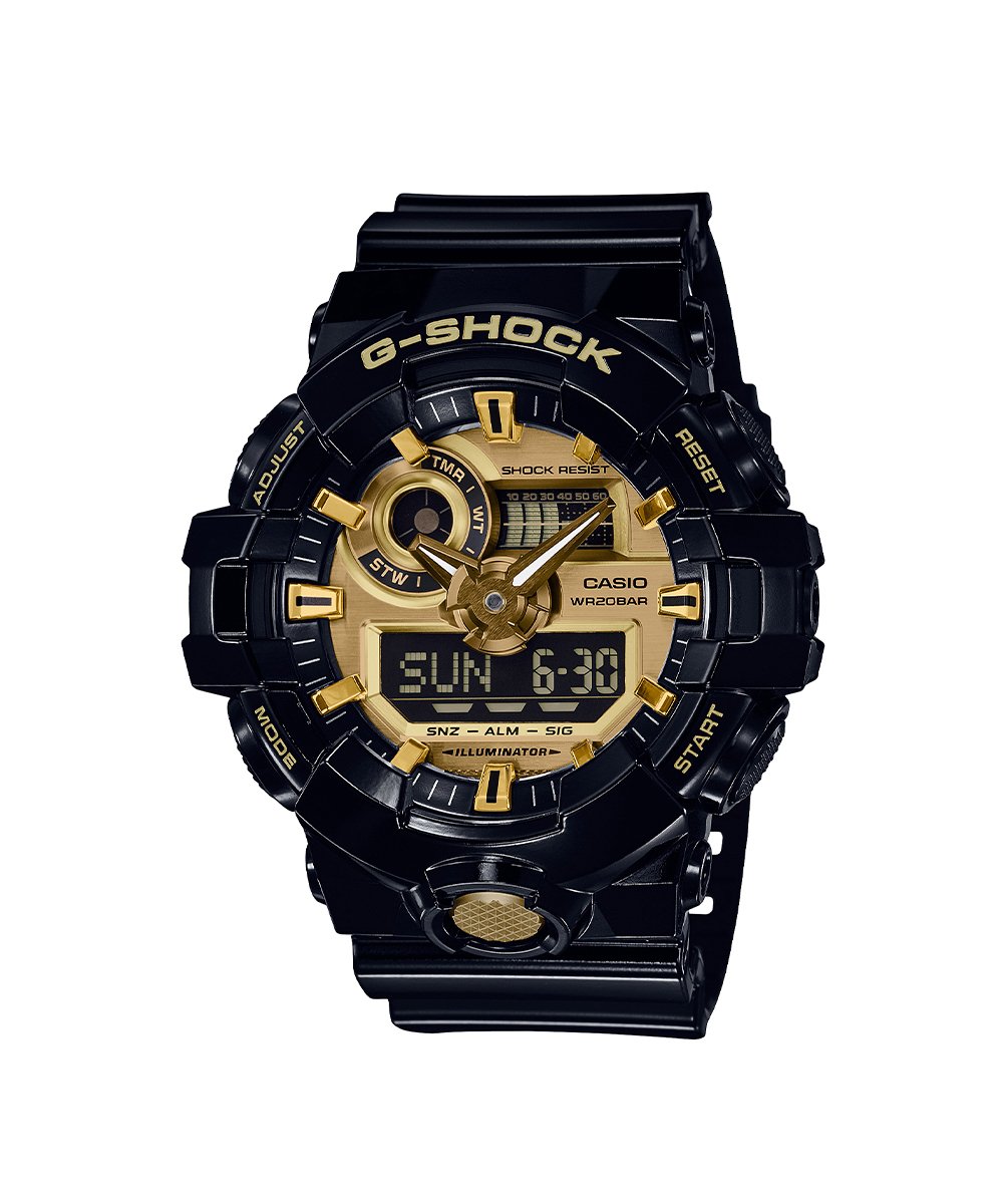 RELOJ CASIO G-SHOCK GA-710GB-1ADR - KOET OFICIAL