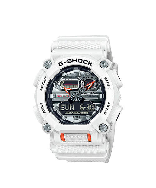 RELOJ ANÁLOGO DIGITAL PARA HOMBRE CASIO G-SHOCK GA-900AS-7ADR - BLANCO