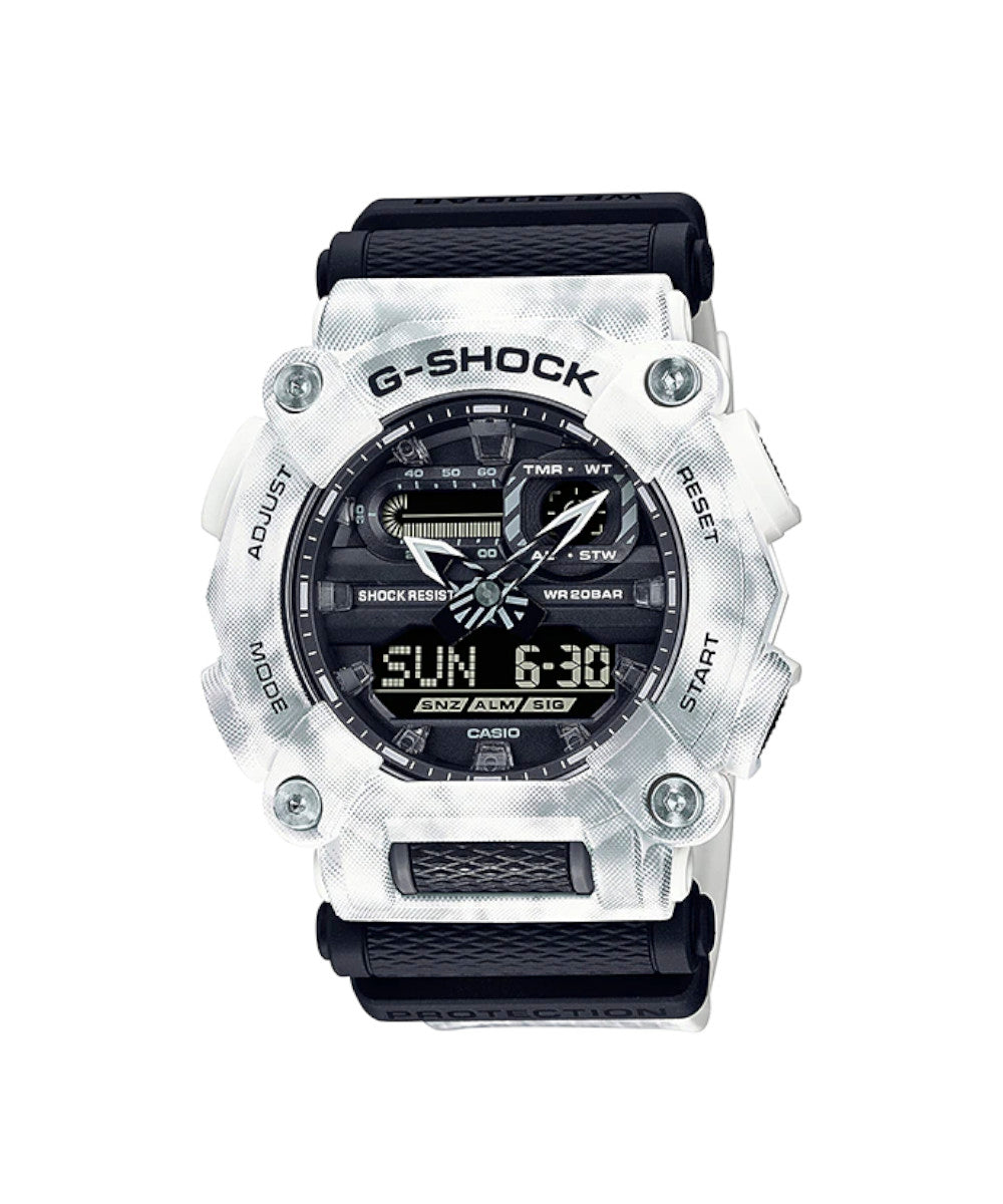 RELOJ ANÁLOGO DIGITAL PARA HOMBRE CASIO G-SHOCK GA-900GC-7ADR - BLANCO