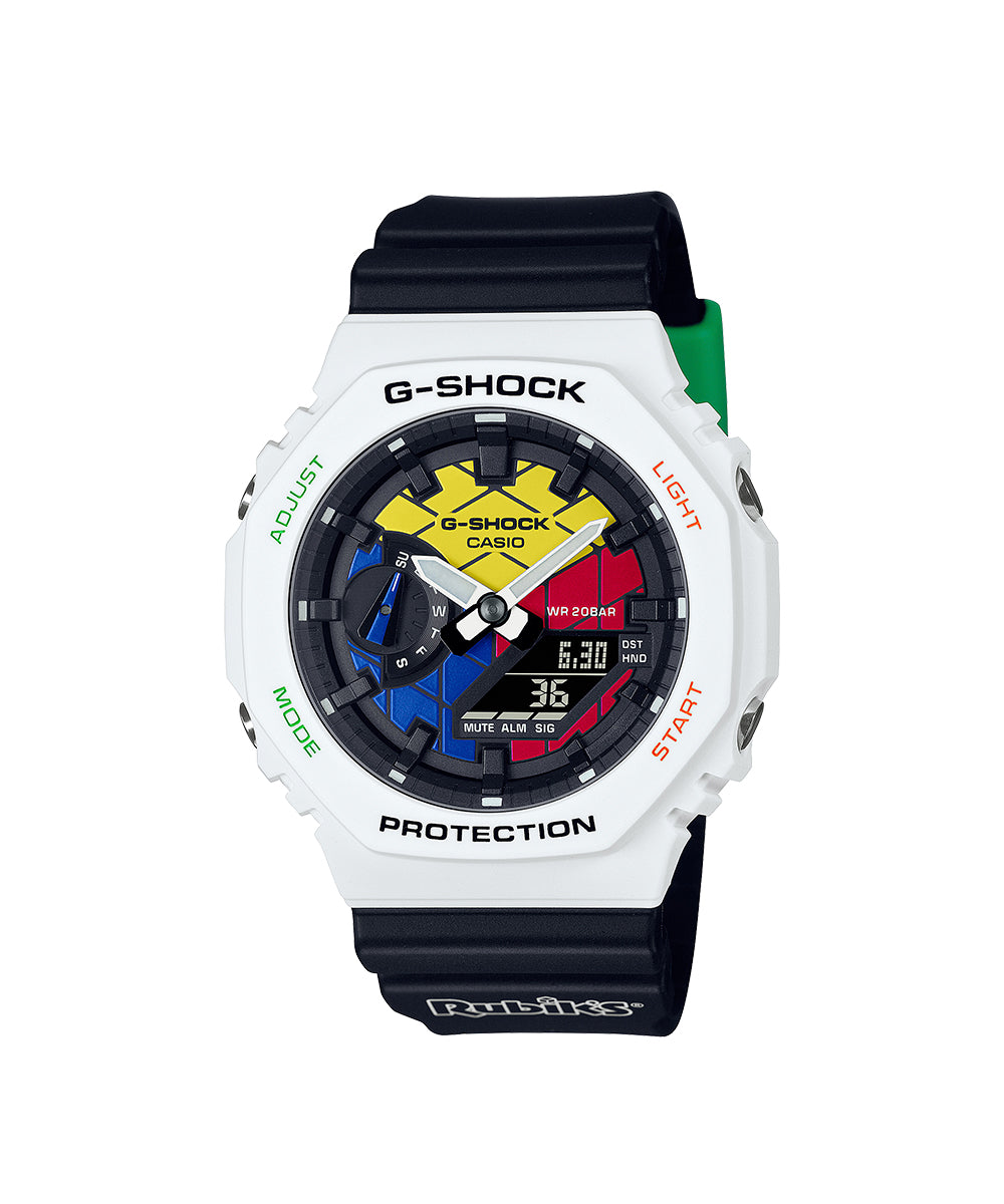 RELOJ ANÁLOGO DIGITAL PARA HOMBRE CASIO G-SHOCK GAE-2100RC-1ADR - NEGRO