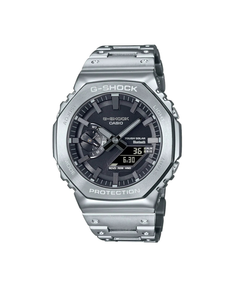 RELOJ ANÁLOGO DIGITAL PARA HOMBRE CASIO G-SHOCK GM-B2100D-1ADR - PLATEADO