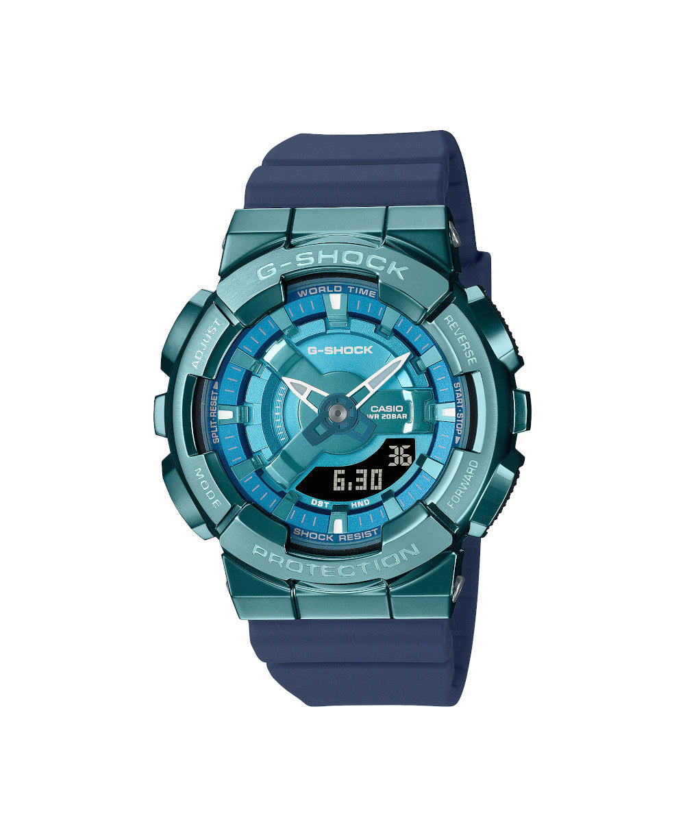RELOJ ANÁLOGO DIGITAL PARA MUJER CASIO G-SHOCK GM-S110LB-2ADR - AZUL