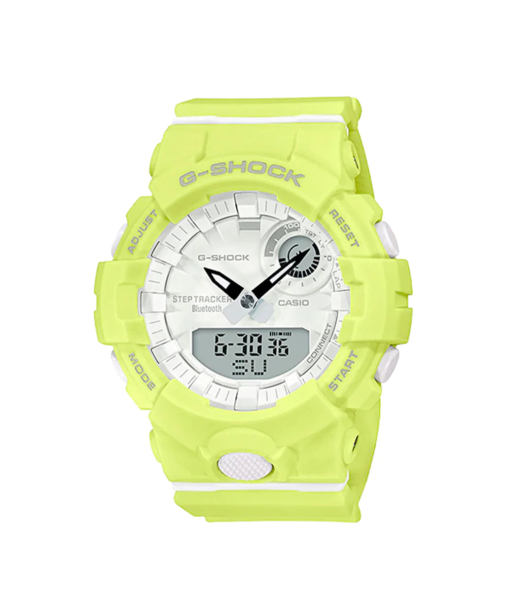 RELOJ DIGITAL PARA MUJER CASIO G-SHOCK GMA-B800-9ADR - AMARILLO