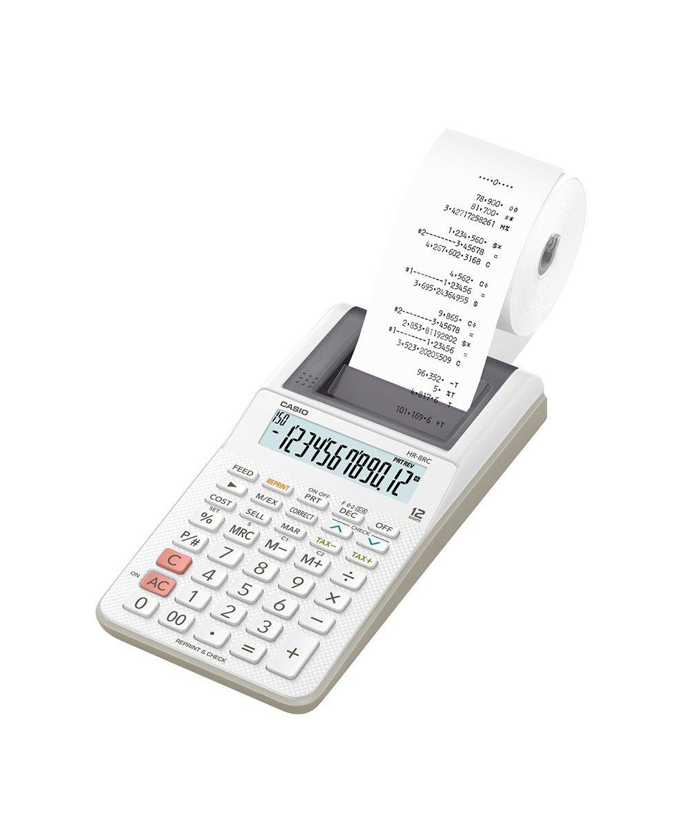 CALCULADORA CASIO - OFICINA HR-8RC-WE - CALCULADORA CASIO - OFICINA HR-8RC-WE - Tagg Colombia