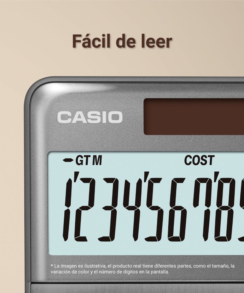 CALCULADORA CASIO OFICINA JF-120FM-W