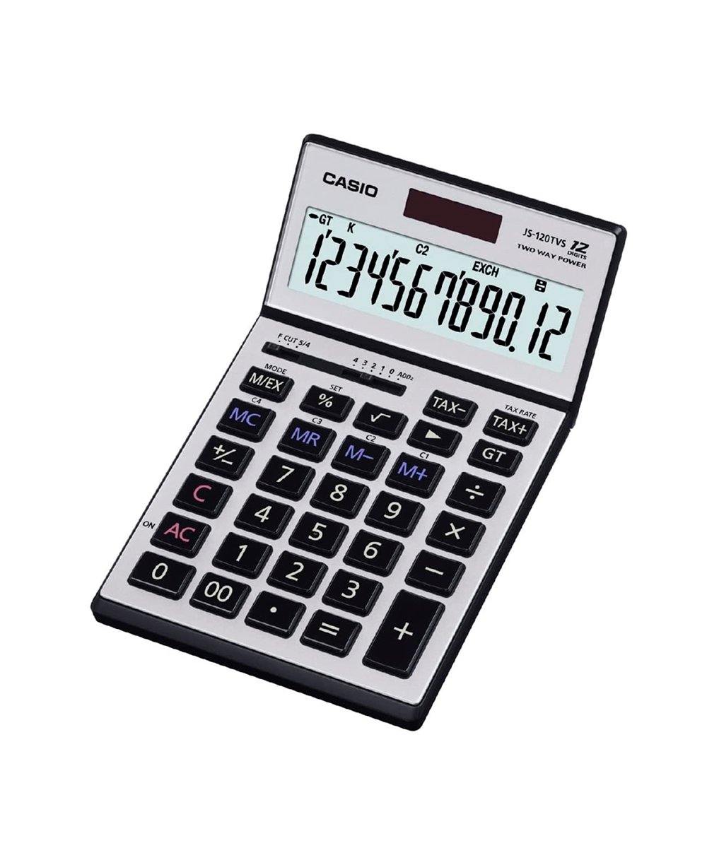 CALCULADORA CASIO - OFICINA JS-120TVS-SR - CALCULADORA CASIO - OFICINA JS-120TVS-SR - Tagg Colombia