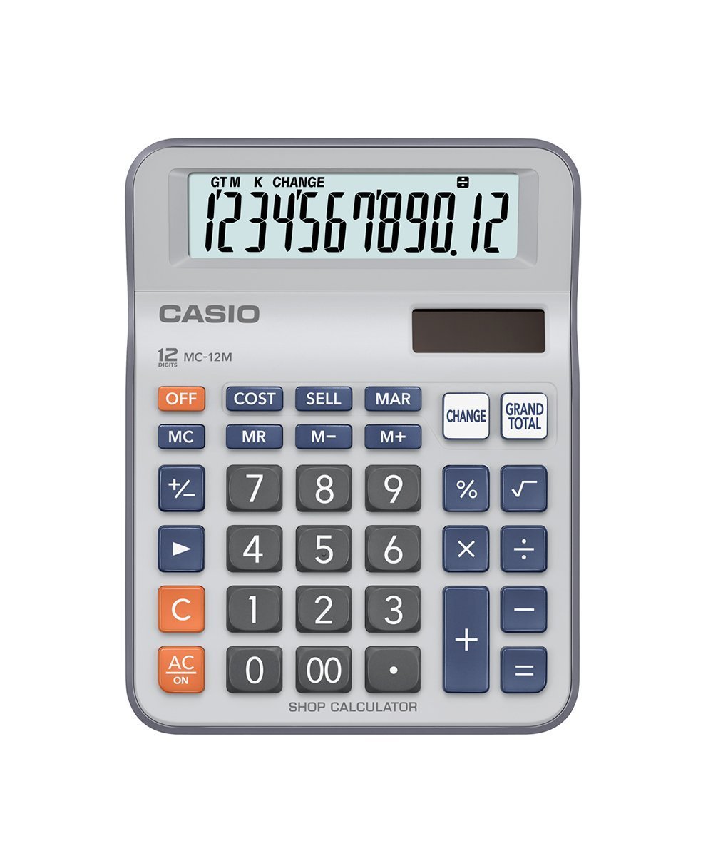 CALCULADORA CASIO - TIENDA Y CAMPO MC-12M-W-DP