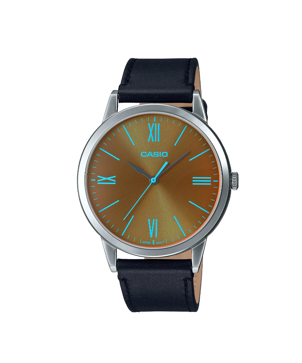 RELOJ PARA HOMBRE CASIO MTP-E600L-1BDF -CAFÉ