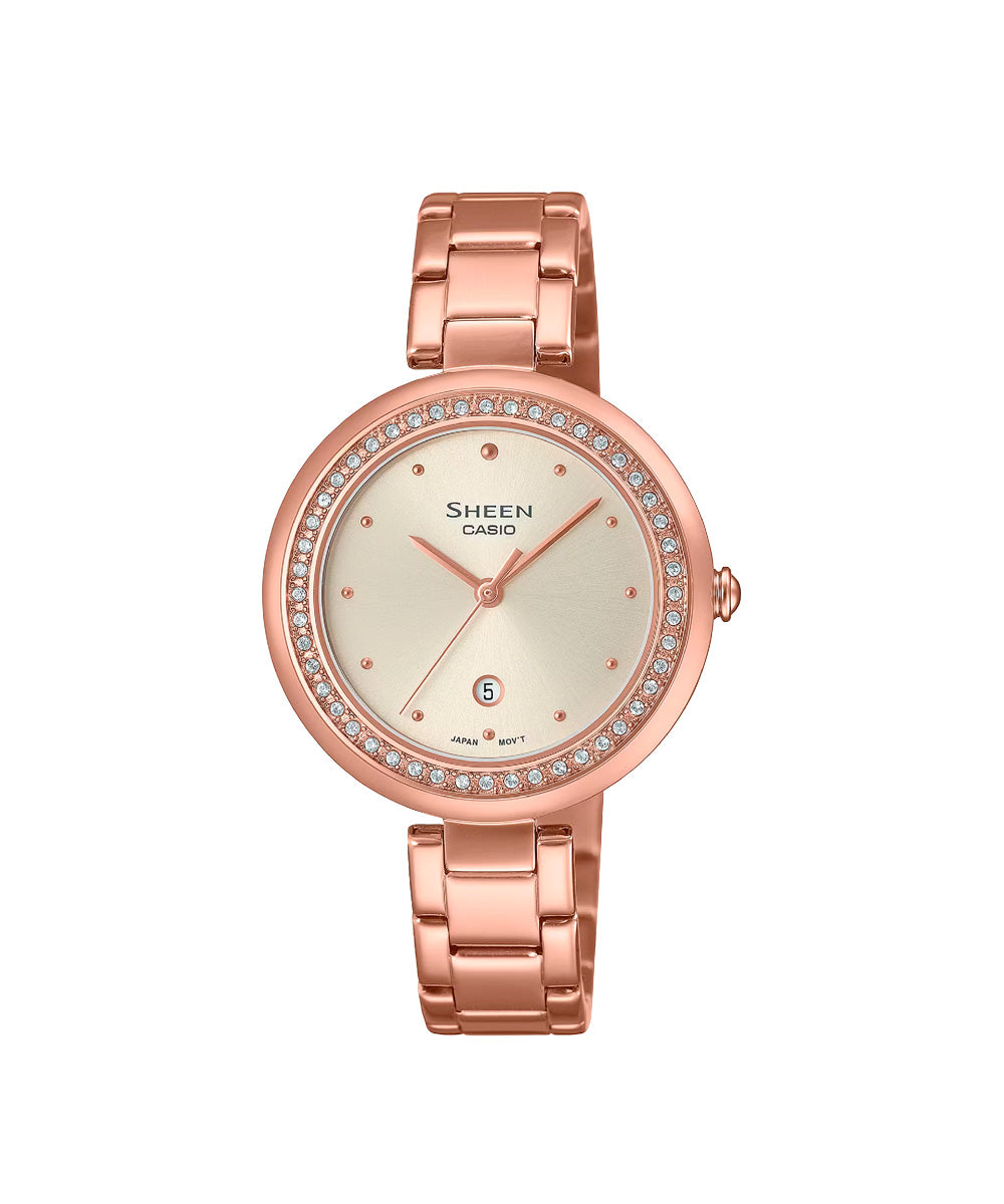 RELOJ CASIO SHEEN PARA MUJER SHE-4556PG-7AUDF