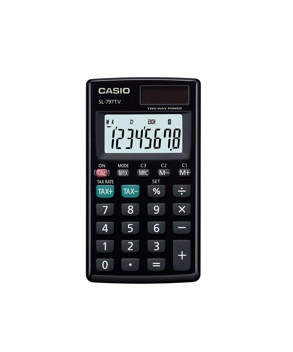 CALCULADORA CASIO - VIAJE SL-797TV-BK - CALCULADORA CASIO - VIAJE SL-797TV-BK - Tagg Colombia