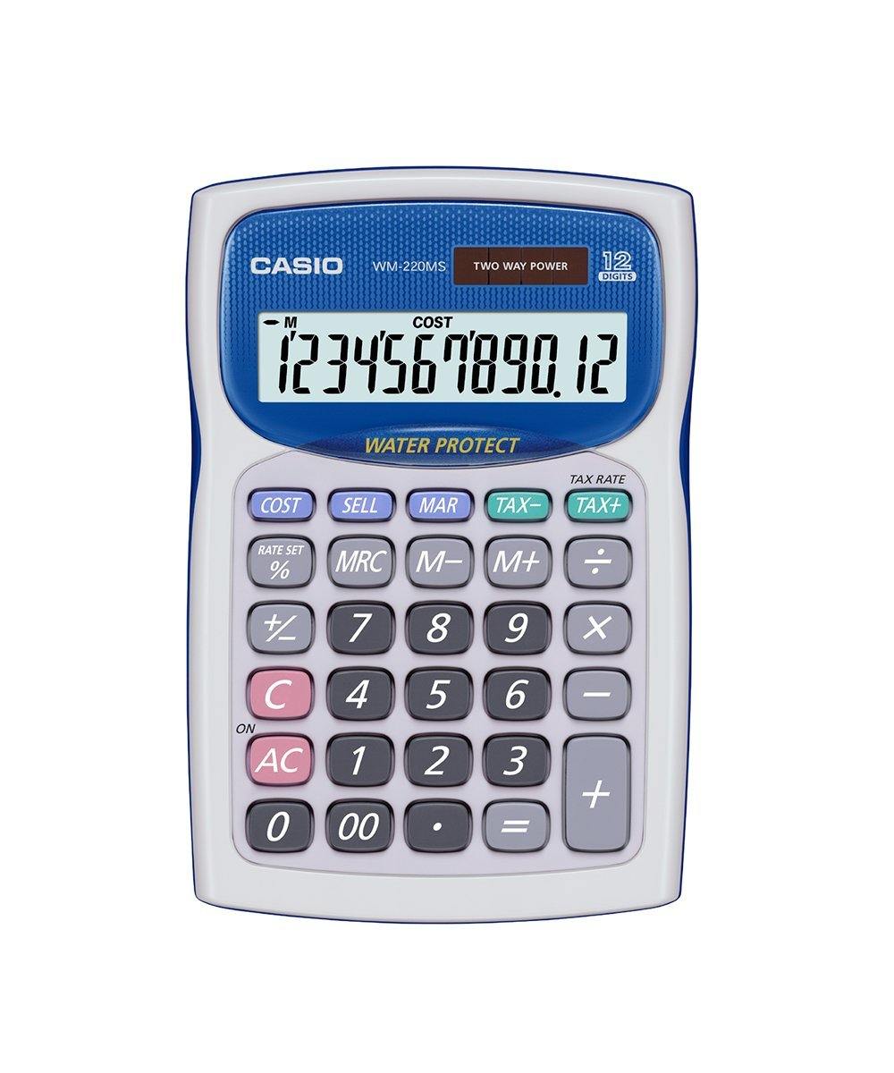 CALCULADORA CASIO - TIENDA Y CAMPO WM-220MS-WE - CALCULADORA CASIO - TIENDA Y CAMPO WM-220MS-WE - Tagg Colombia