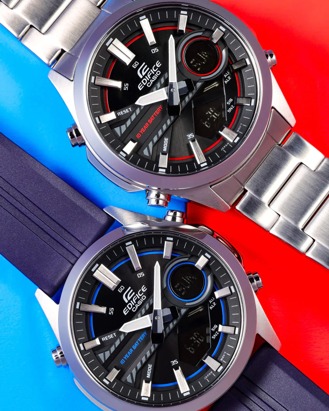 RELOJ PARA HOMBRE CASIO EDIFICE EFV-C120P-1A2DF -NEGRO