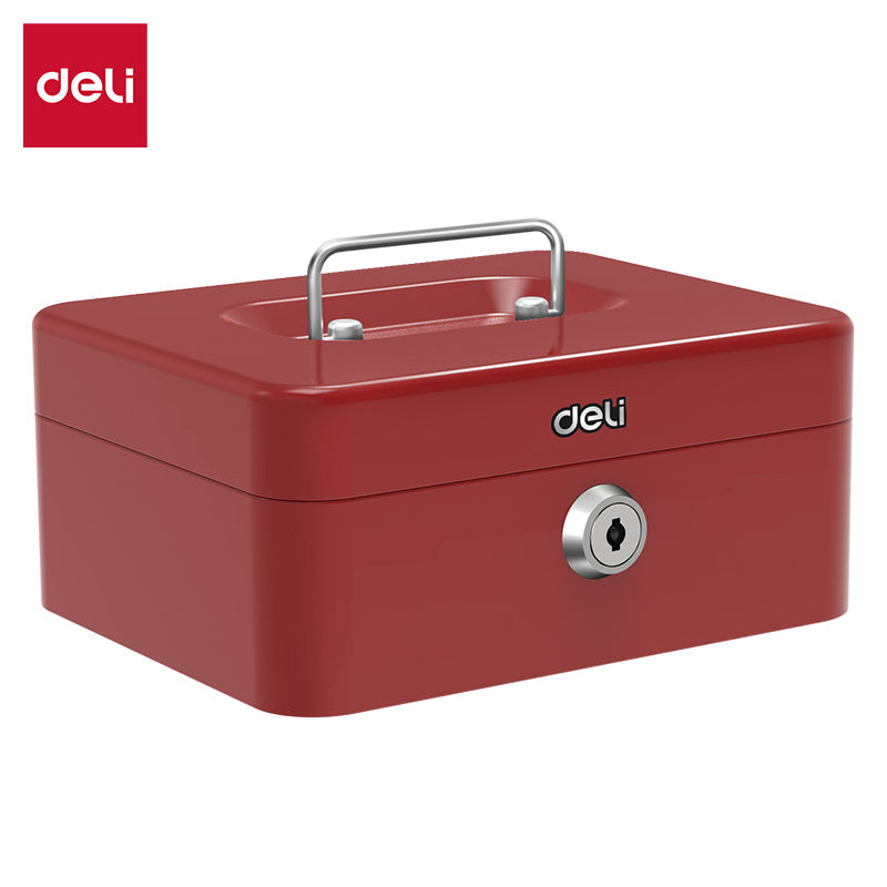 Caja de Seguridad Deli 9 x 20 x 16 cm Roja