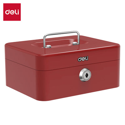 Caja de Seguridad Deli 9 x 20 x 16 cm Roja