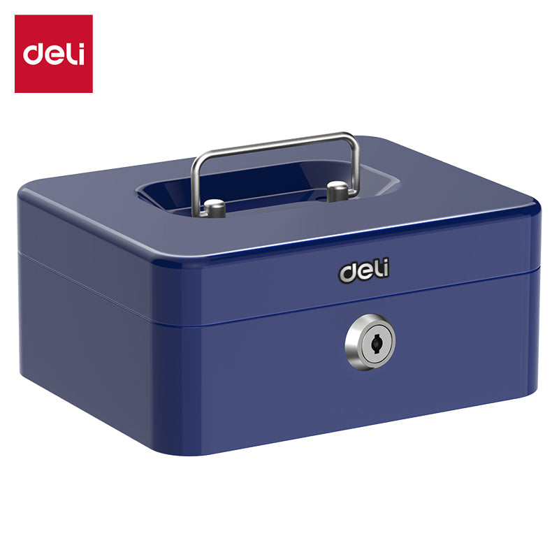 Caja de Seguridad Deli 9 x 20 x 16 cm Azul