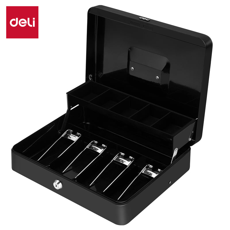 Caja de Seguridad Deli 9 x 30 x 24 cm Negra