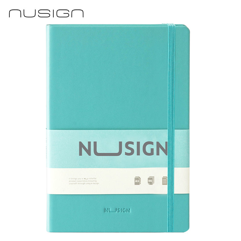 CUADERNO RAYADO NUSIGN DELI A5 96 HOJAS AZUL X4 UNIDADES
