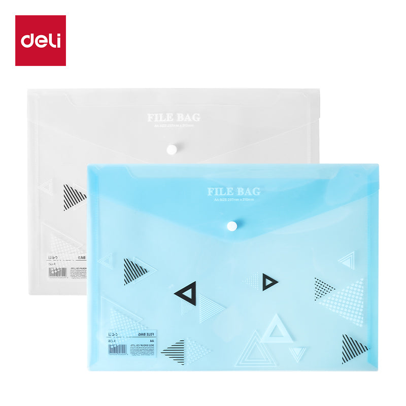 CARPETA DELI A4 PLASTICA DE BOTON X10 UNIDADES