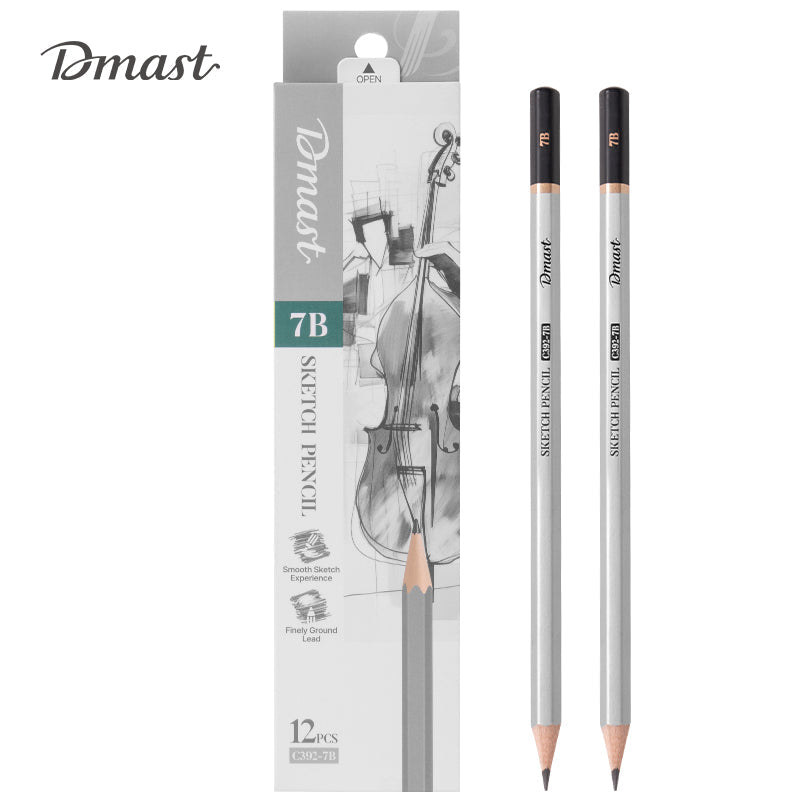 LAPICES DMAST DIBUJO 7B X12 UNDS