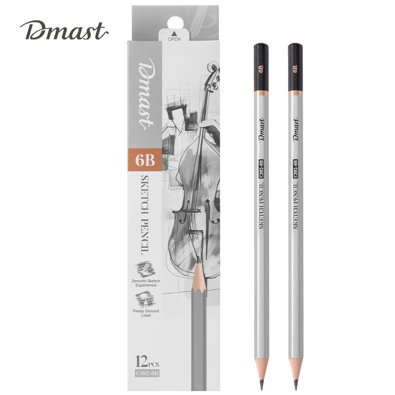 LAPICES DMAST DIBUJO 6B X12 UNDS