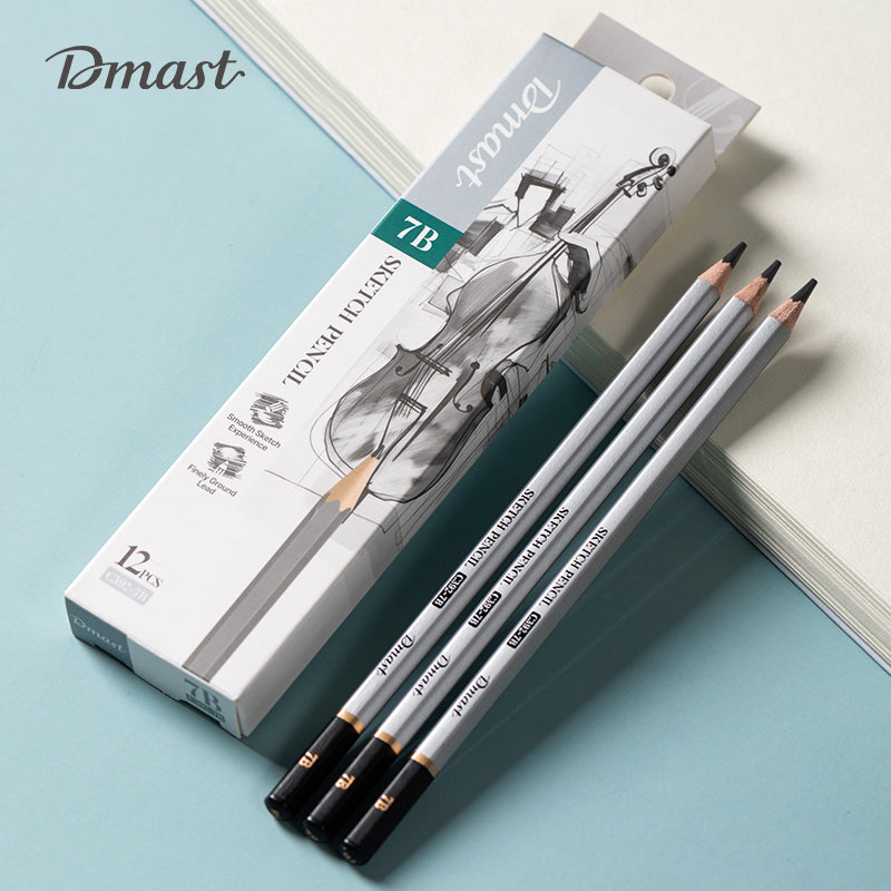 LAPICES DMAST DIBUJO 7B X12 UNDS