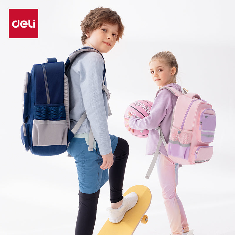 MORRAL DELI BICOLOR TRES CREMALLERAS AZUL