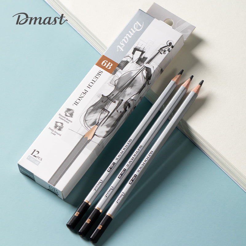 LAPICES DMAST DIBUJO 6B X12 UNDS
