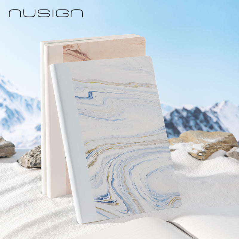 CUADERNO RAYADO NUSIGN DELI A5 96 HOJAS BLANCO X4 UNIDADES