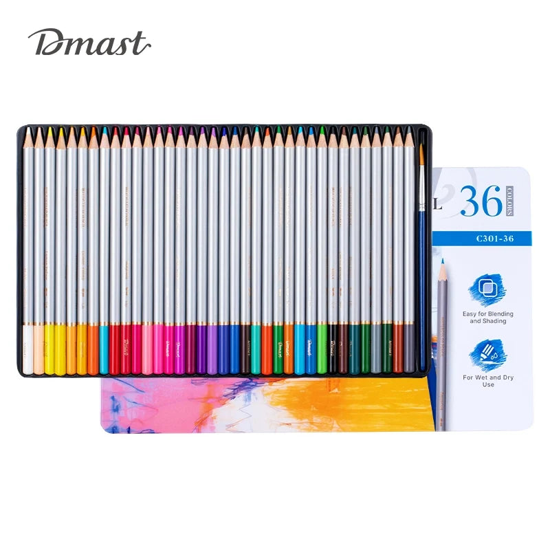 LAPICES DMAST ACUARELA X36 UNDS COLORES SURTIDOS