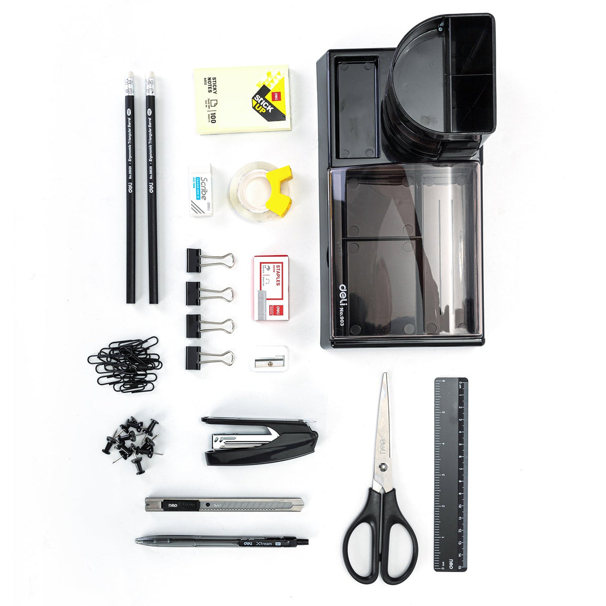 ORGANIZADOR DELI MULTIPLE ESCRITORIO NEGRO