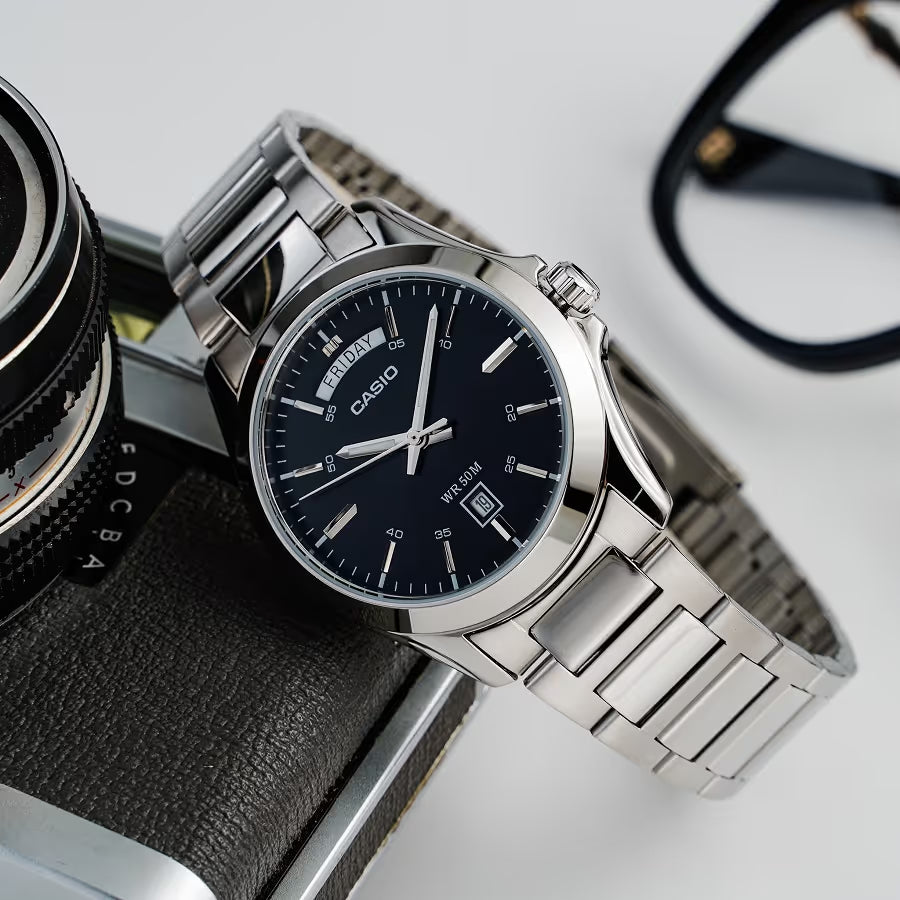 RELOJ PARA HOMBRE CASIO MTP-1370D-1A1VDF -NEGRO