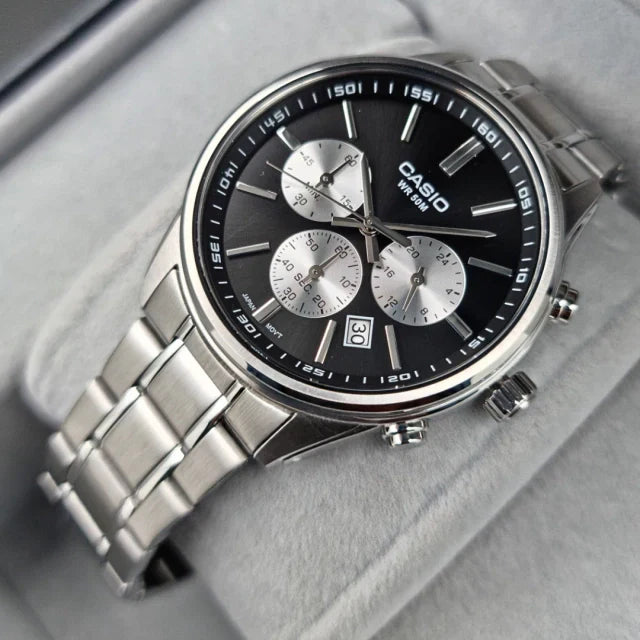 MTP-E515D-1AVDF RELOJ PARA HOMBRE CASIO - NEGRO