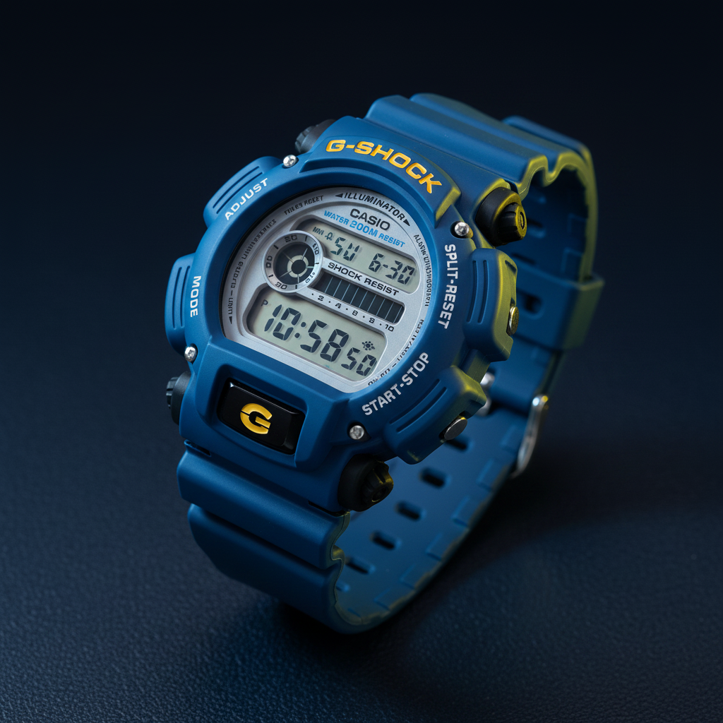 RELOJ DIGITAL PARA HOMBRE CASIO G-SHOCK DW-9052-2VDR - AZUL