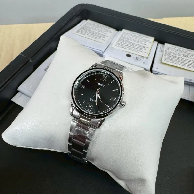 LTP-1303DD-1AVDF RELOJ PARA MUJER CASIO - NEGRO