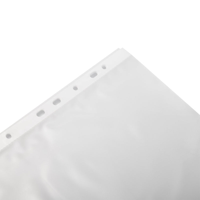 Protectores de hoja DELI A4 perforación lateral x1 unidad