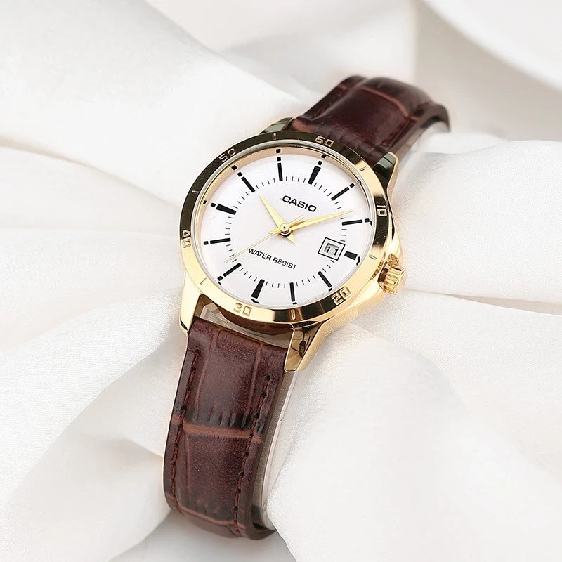 RELOJ PARA MUJER CASIO LTP-V004GL-7AUDF -BLANCO