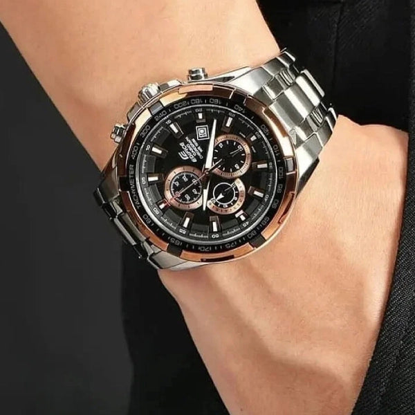 RELOJ ANALÓGICO PARA HOMBRE CASIO EDIFICE EF-539D-1A5VUDF - PLATEADO