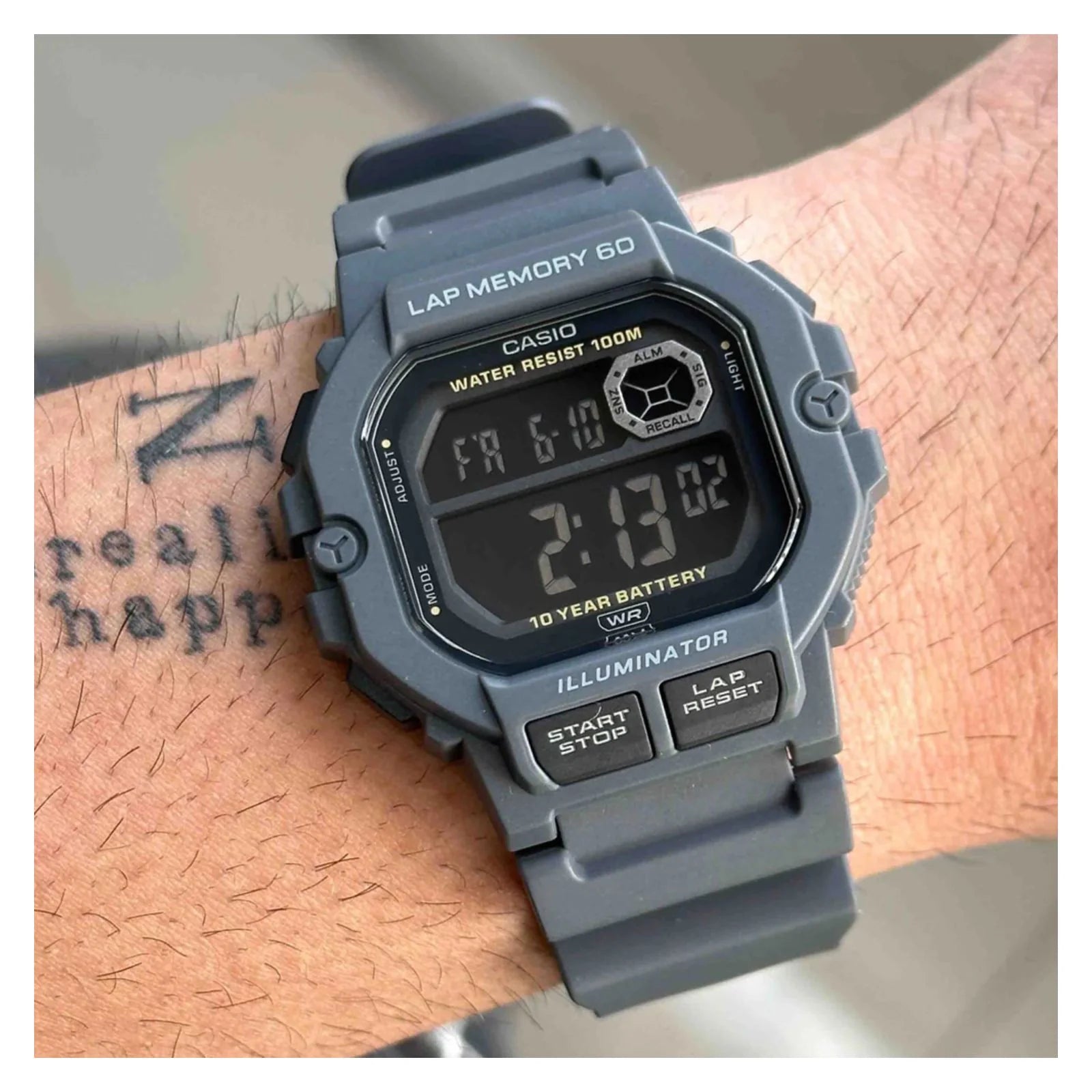 RELOJ PARA HOMBRE CASIO WS-1400H-8BVDF -GRIS