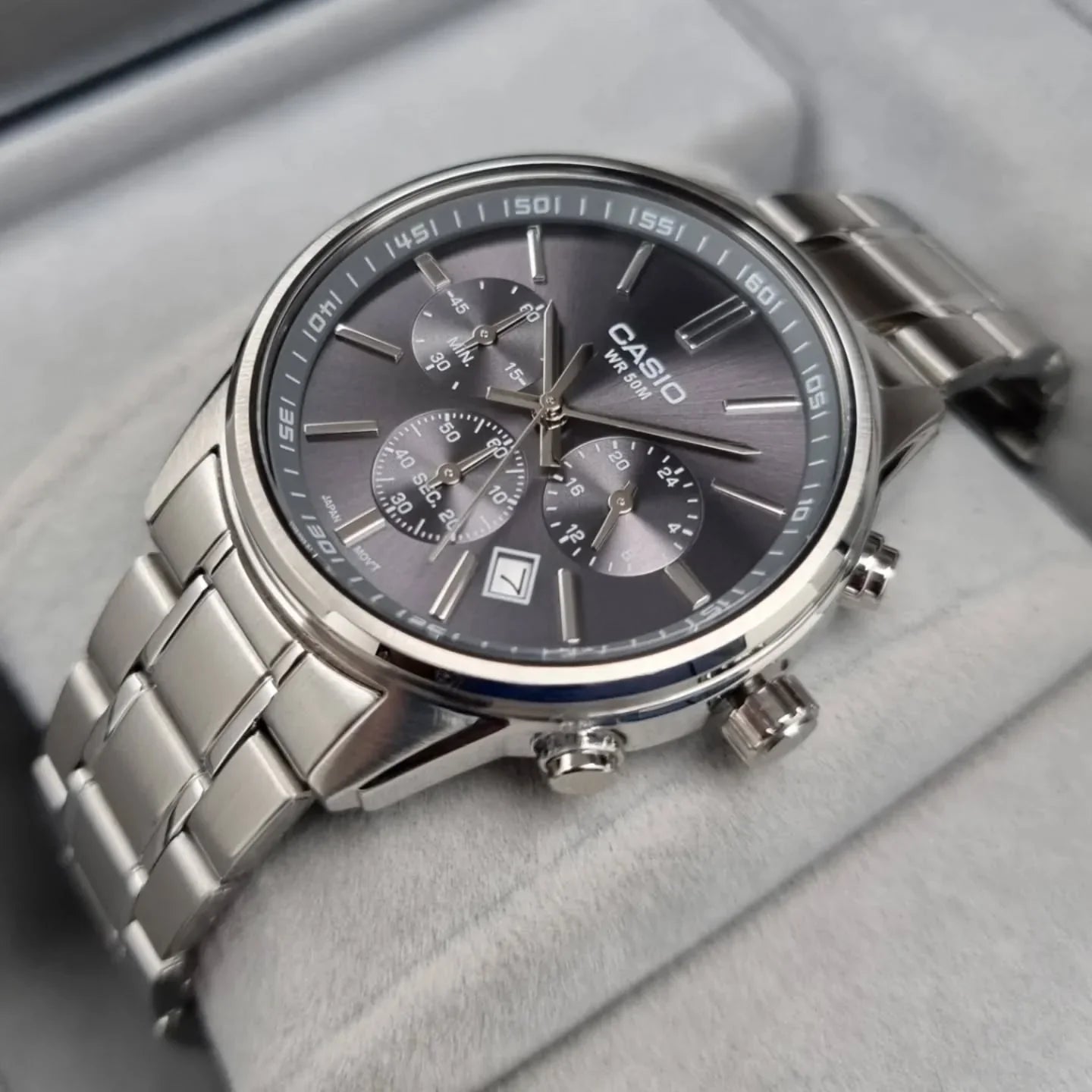 MTP-E515D-8AVDF RELOJ PARA HOMBRE CASIO - GRIS