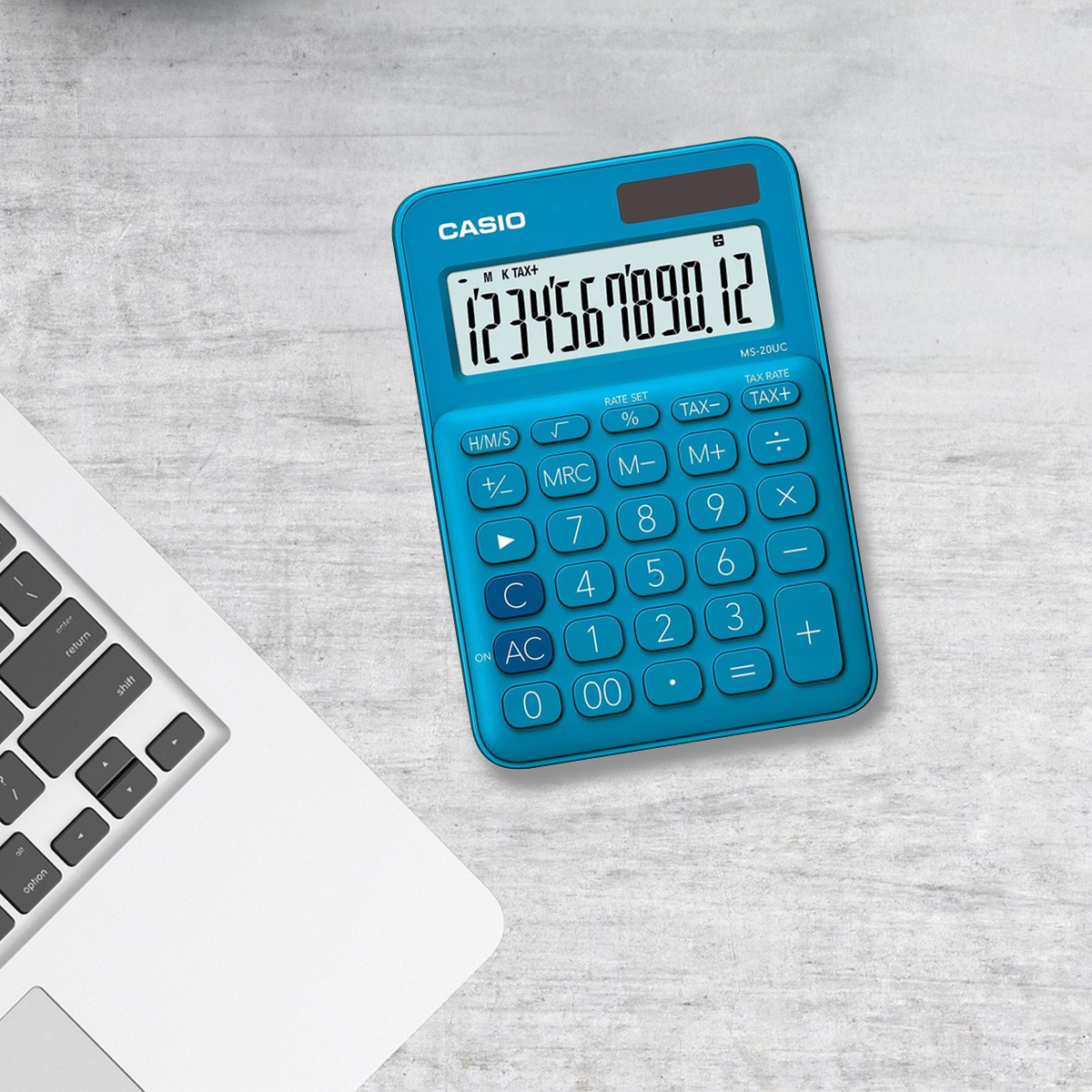 CALCULADORA CASIO MS-20UC-JBU-W-DC