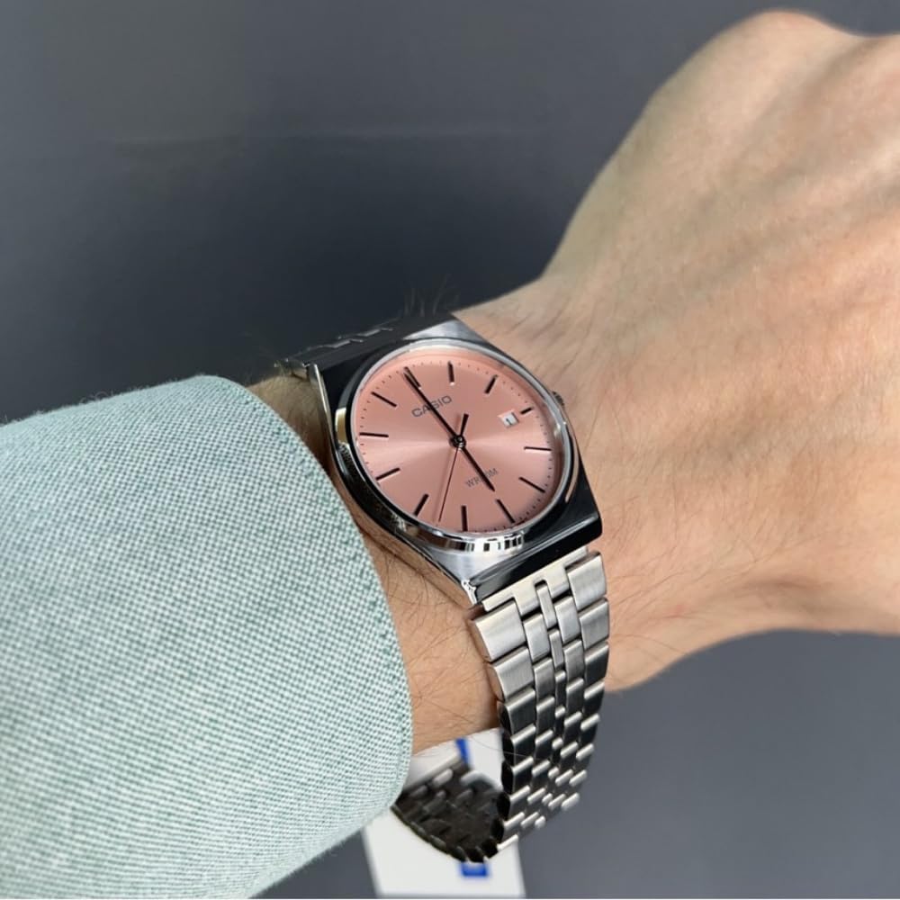 RELOJ PARA HOMBRE CASIO MTP-B145D-4AVDF -PLATEADO