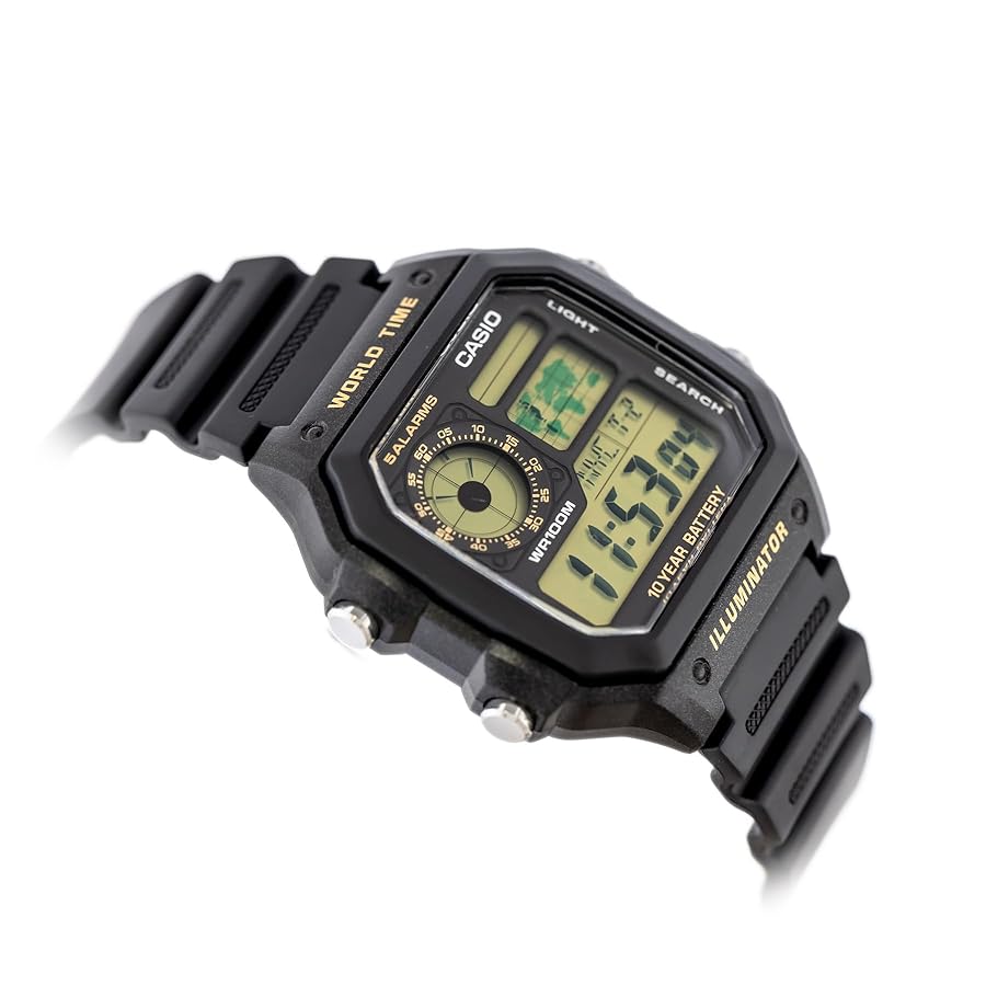 RELOJ PARA HOMBRE CASIO AE-1200WH-1BVDF -NEGRO