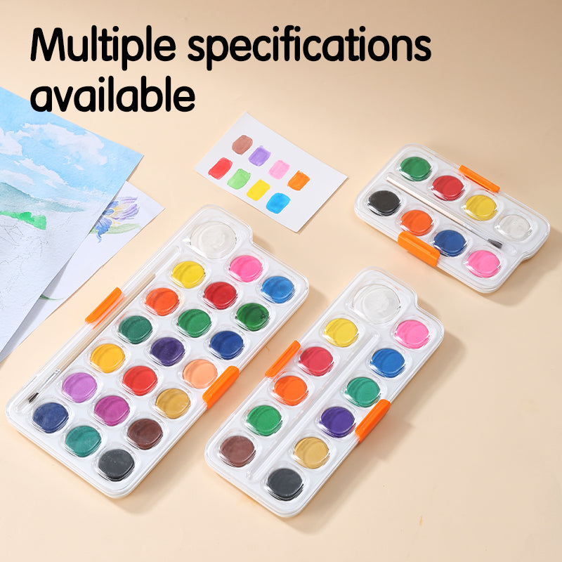 Set de acuarela DELI con pincel x21 colores surtidos 1 Set