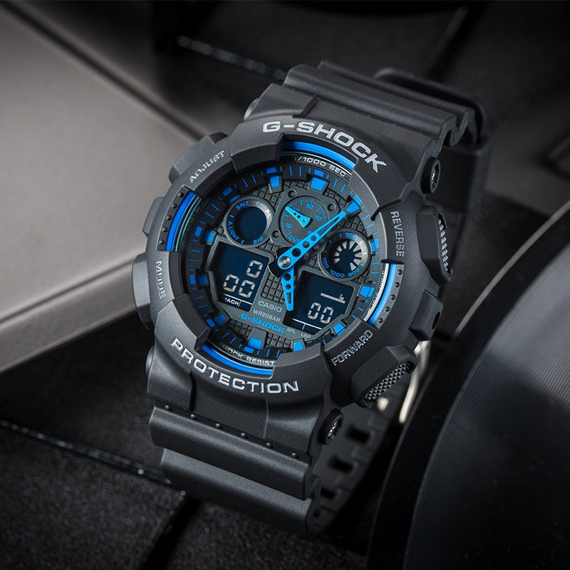 RELOJ CASIO G SHOCK GA 100 1A2DR